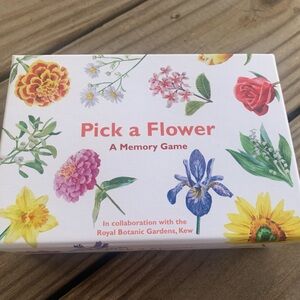 Pick a Flower Memory Game - Floral Illustration Box